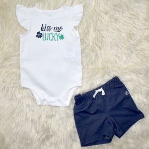 Little Wonders Girl Onesie & Shorts
